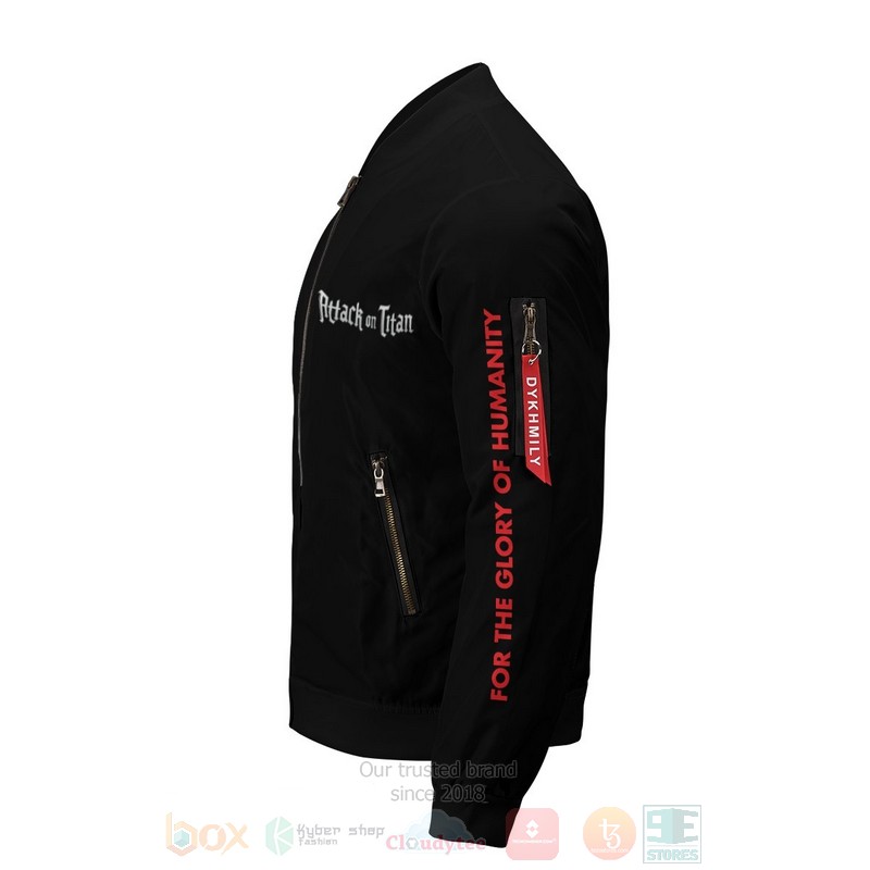 BEST Anime Shingeki No Kyojin 3D Zipper Bomber Jacket 6 Anime Shingeki No Kyojin Bomber Jacket 1 2 3 4 5