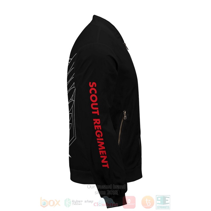 BEST Anime Shingeki No Kyojin 3D Zipper Bomber Jacket 7 Anime Shingeki No Kyojin Bomber Jacket 1 2 3 4 5 6
