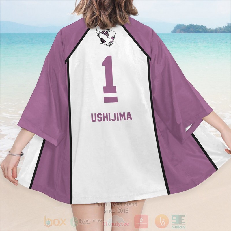 BEST Anime Shiratorizawa High Haikyuu Personalized Japan 3D Print Kimono word3