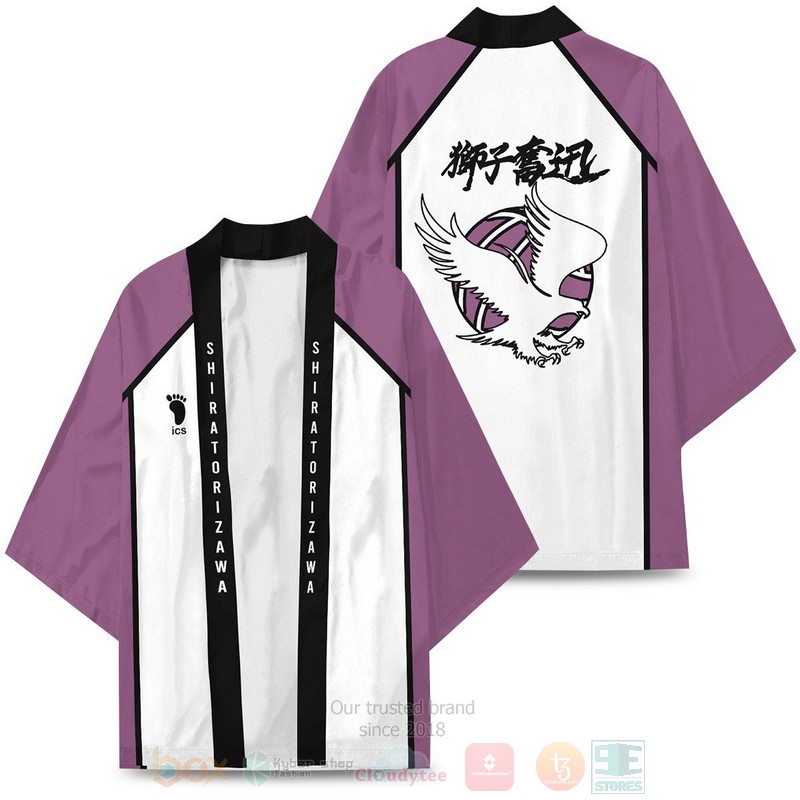 BEST Anime Shiratorizawa High Haikyuu Japan 3D Print Kimono
