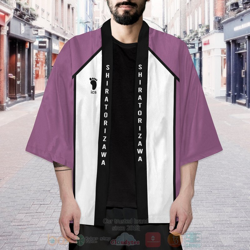 BEST Anime Shiratorizawa High Haikyuu Japan 3D Print Kimono word1