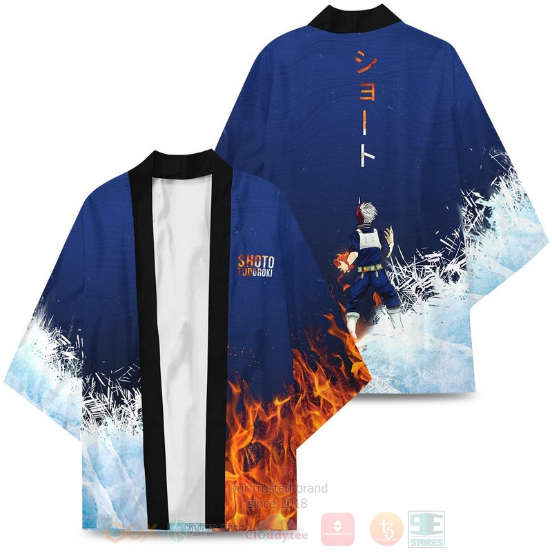 BEST Anime Shoto Hot Cold My Hero Academia Japan 3D Print Kimono
