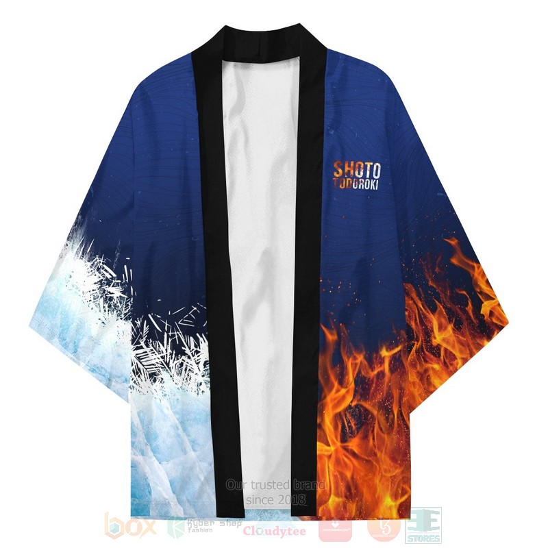 BEST Anime Shoto Hot Cold My Hero Academia Japan 3D Print Kimono 3 BEST Anime Shoto Hot Cold My Hero Academia Japan 3D Print Kimono word3