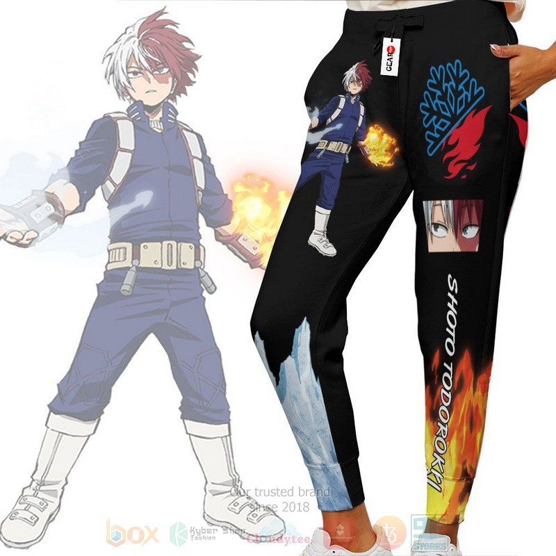 Anime Shoto Todoroki My Hero Academia Sweatpants 1