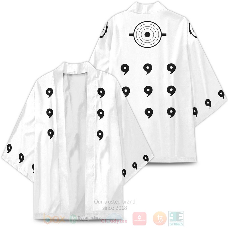 BEST Anime Six Paths White Naruto Japan 3D Print Kimono