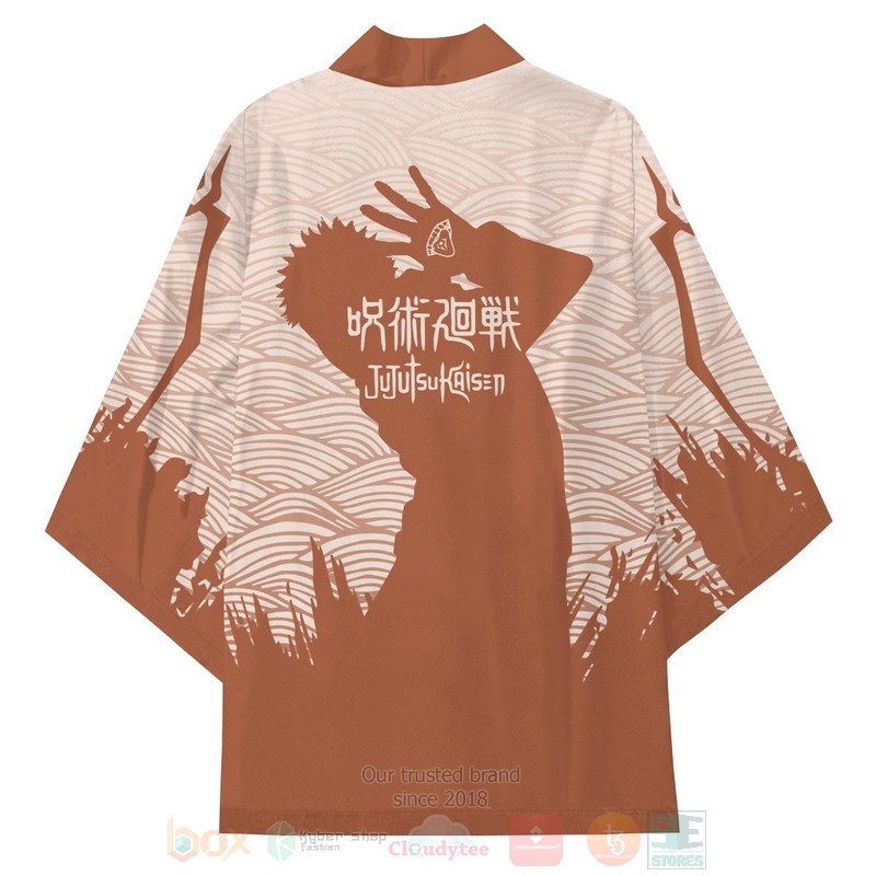 BEST Anime Sorcerer Itadori Jujutsu Kaisen Japan 3D Print Kimono 4 BEST Anime Sorcerer Itadori Jujutsu Kaisen Japan 3D Print Kimono word3