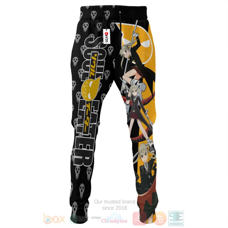 BEST Anime Soul Eater Albarn Maka Soul Eater All Over Print Long Pants 4 Anime Soul Eater Albarn Maka Soul Eater Sweatpants 1 2 3