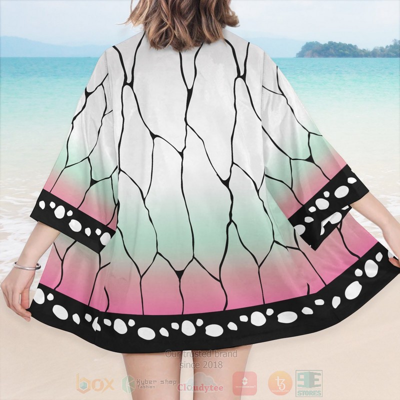 BEST Anime Summer Shinobu Kimetsu no Yaiba Japan 3D Print Kimono word2