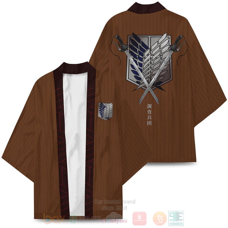 BEST Anime Survey Corps Gear Attack on Titan Japan 3D Print Kimono