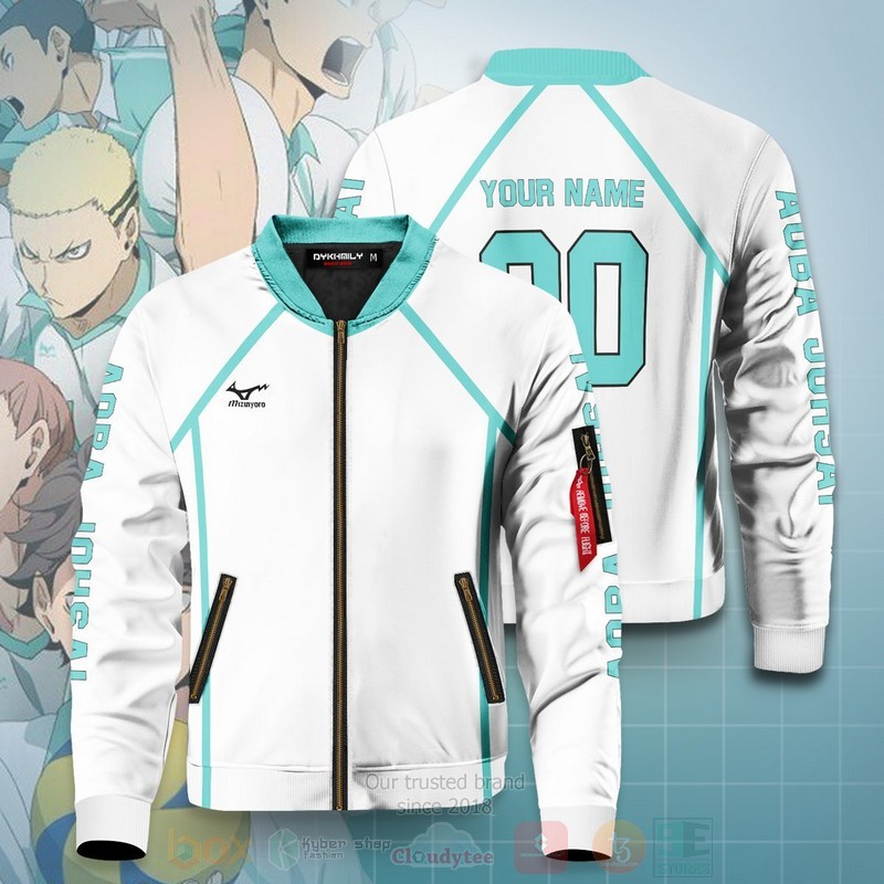 Anime Team Aoba Johsai Personalized Bomber Jacket 1