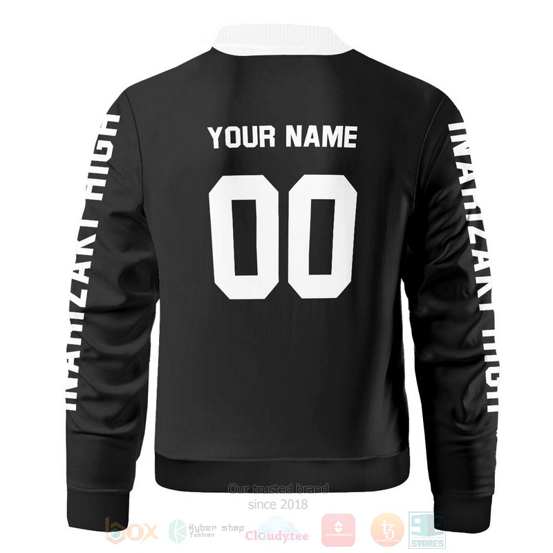 BEST Anime Team Inarizaki Personalized 3D Zipper Bomber Jacket 4 Anime Team Inarizaki Personalized Bomber Jacket 1 2 3