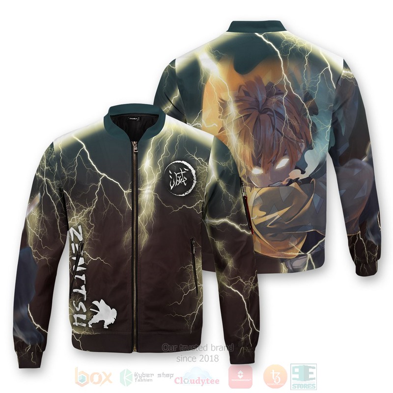 Anime Thunderclap Flash Style Bomber Jacket