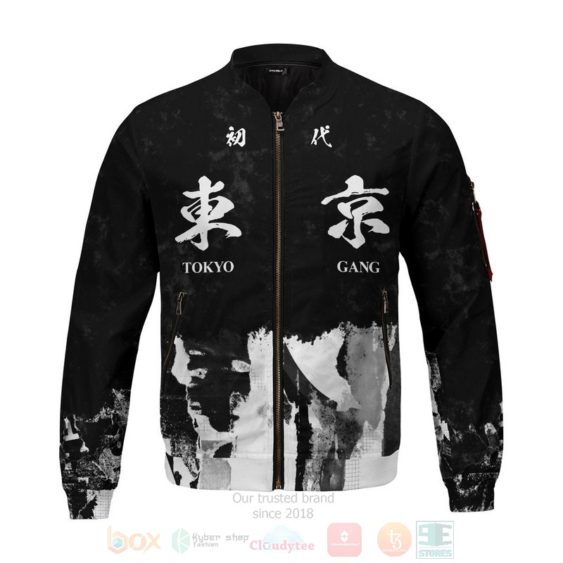 BEST Anime Tokyo Revengers Manji Gang V2 3D Zipper Bomber Jacket 3 Anime Tokyo Revengers Manji Gang V2 Bomber Jacket 1 2