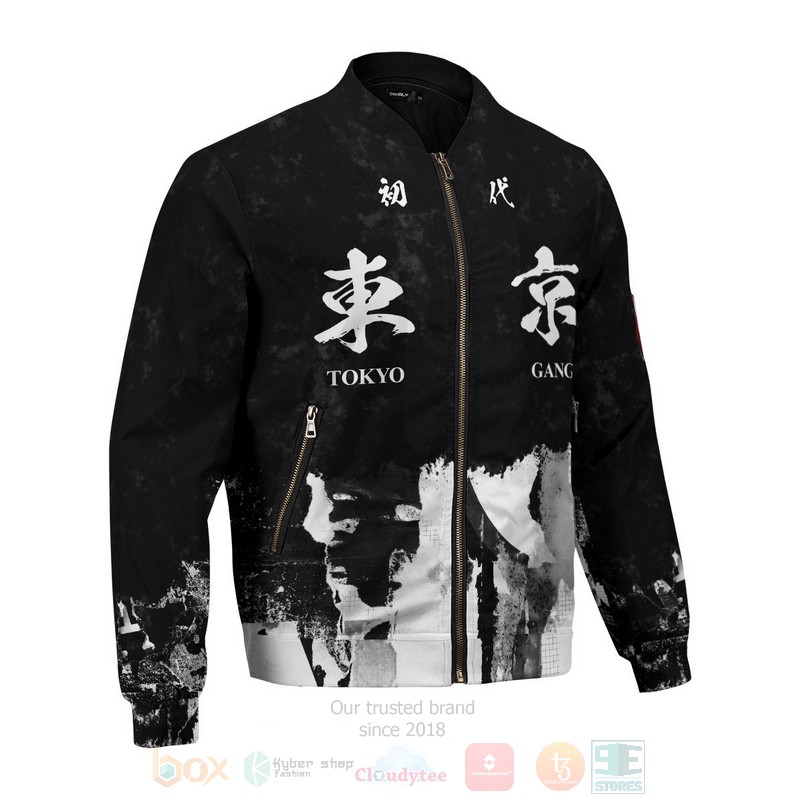 BEST Anime Tokyo Revengers Manji Gang V2 3D Zipper Bomber Jacket 5 Anime Tokyo Revengers Manji Gang V2 Bomber Jacket 1 2 3 4