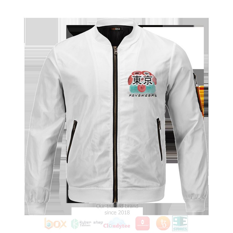 BEST Anime Toman Friends 3D Zipper Bomber Jacket 3 Anime Toman Friends Bomber Jacket 1 2