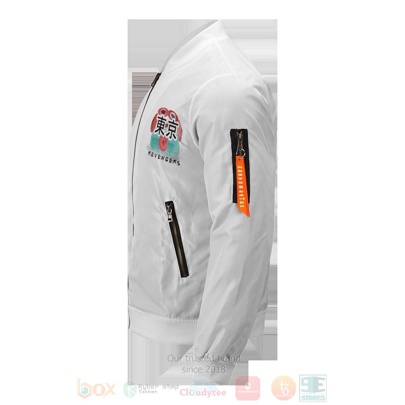 BEST Anime Toman Friends 3D Zipper Bomber Jacket 6 Anime Toman Friends Bomber Jacket 1 2 3 4 5