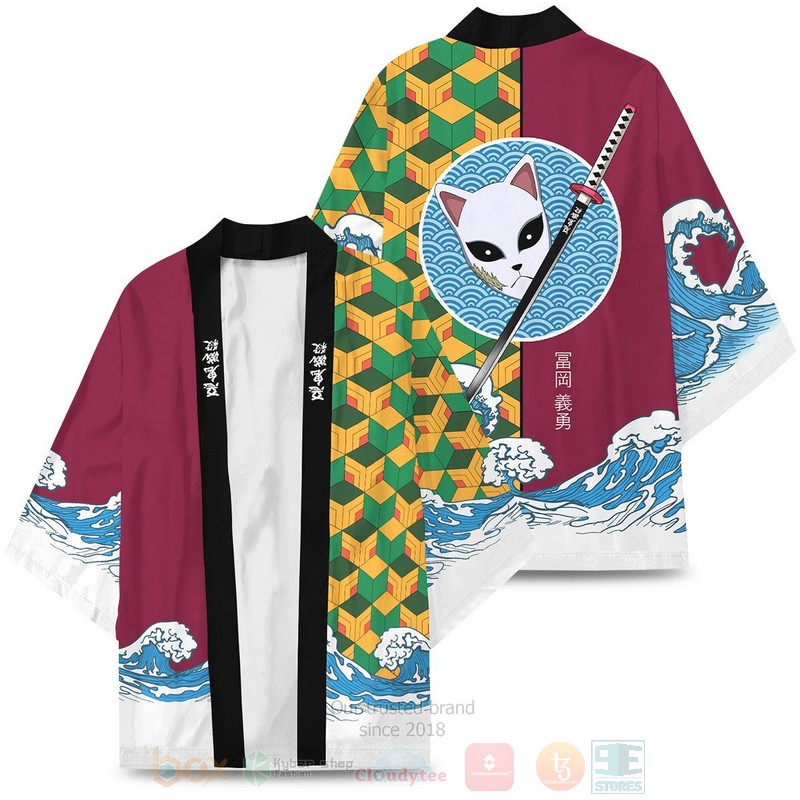 BEST Anime Tomioka Blade Demon Slayer Japan 3D Print Kimono