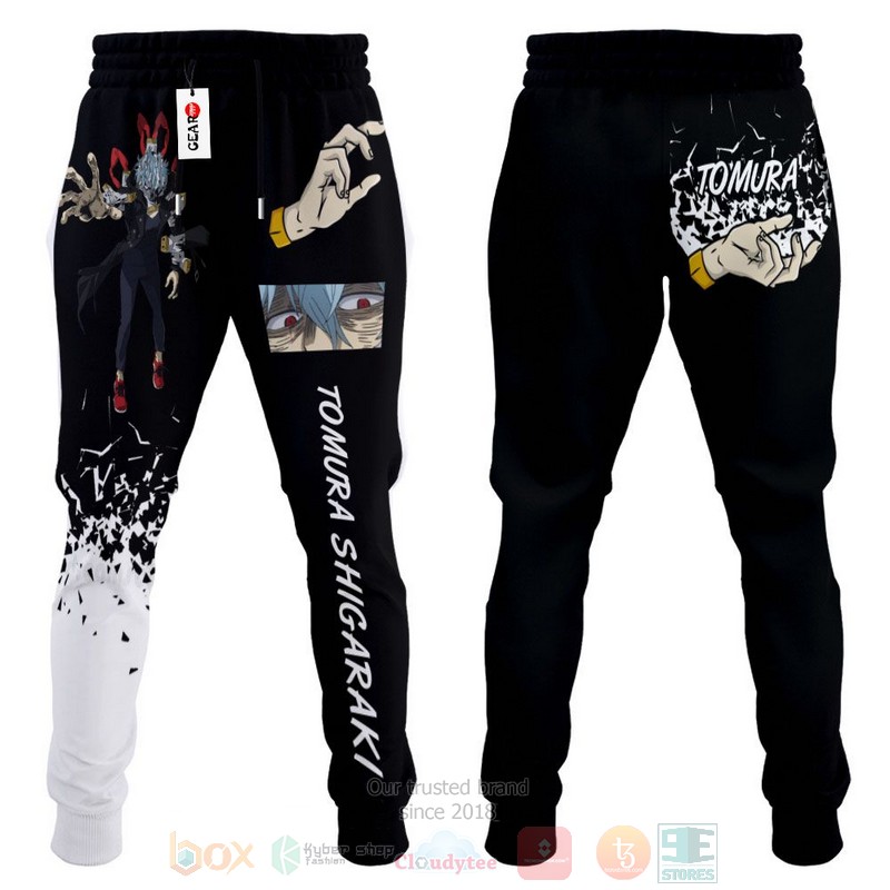 BEST Anime Tomura Shigaraki My Hero Academia All Over Print Long Pants 4 Anime Tomura Shigaraki My Hero Academia Sweatpants 1 2 3