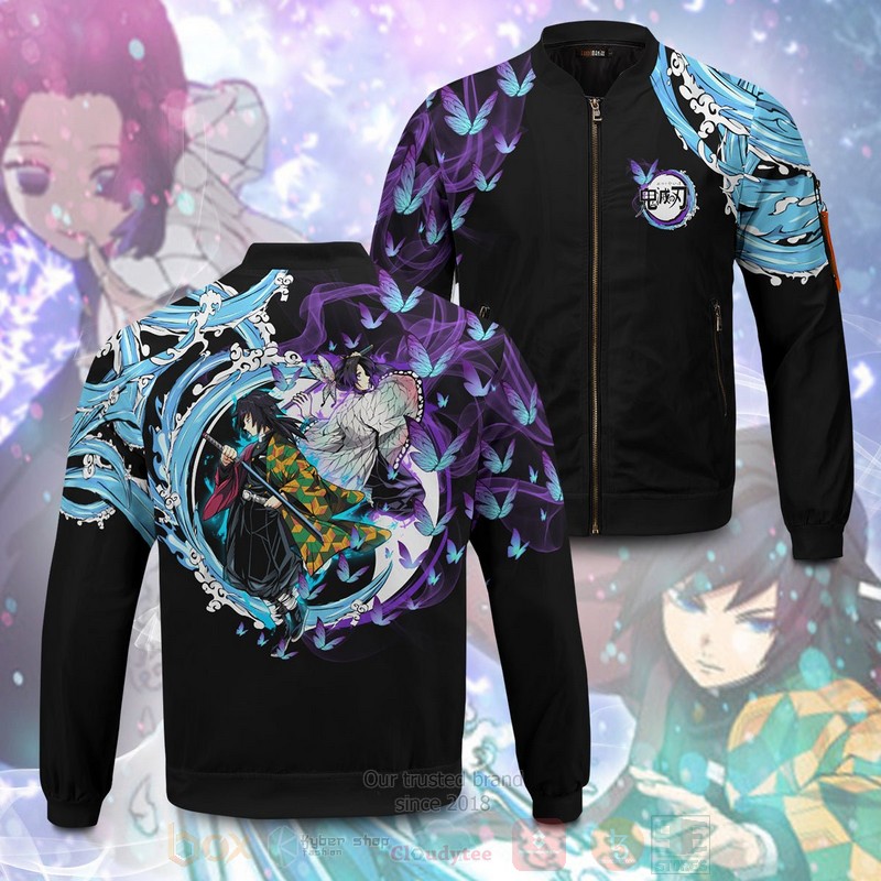Anime Yin Yang Giyu Shinobu Bomber Jacket 1