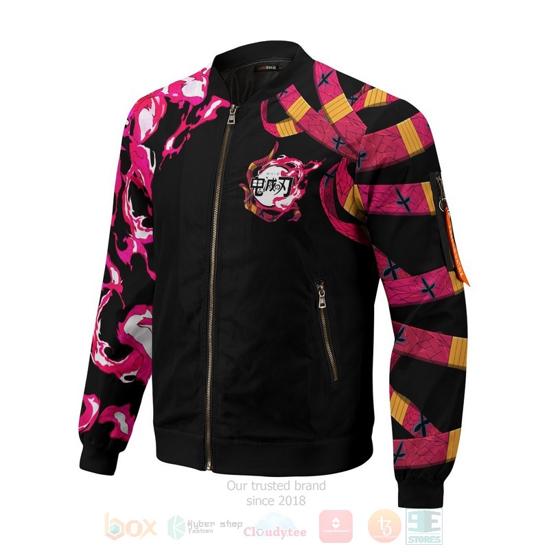 Anime Yin Yang Nezuko Daki Bomber Jacket 1 2 3 4 5 6