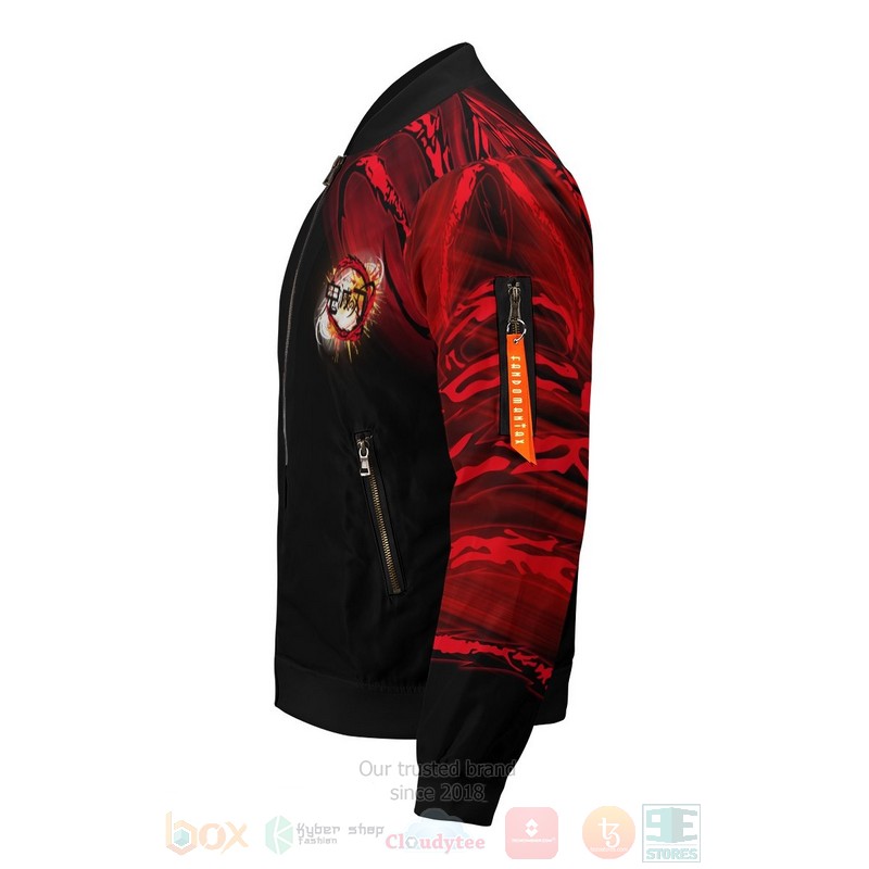 BEST Anime Yin Yang Uzui Gyutaro 3D Zipper Bomber Jacket 6 Anime Yin Yang Uzui Gyutaro Bomber Jacket 1 2 3 4 5
