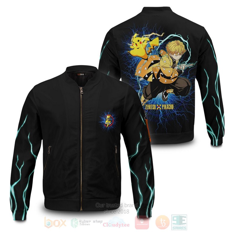 Anime Zenitsu Collab Bomber Jacket