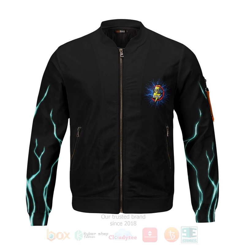 BEST Anime Zenitsu Collab 3D Zipper Bomber Jacket 3 Anime Zenitsu Collab Bomber Jacket 1 2