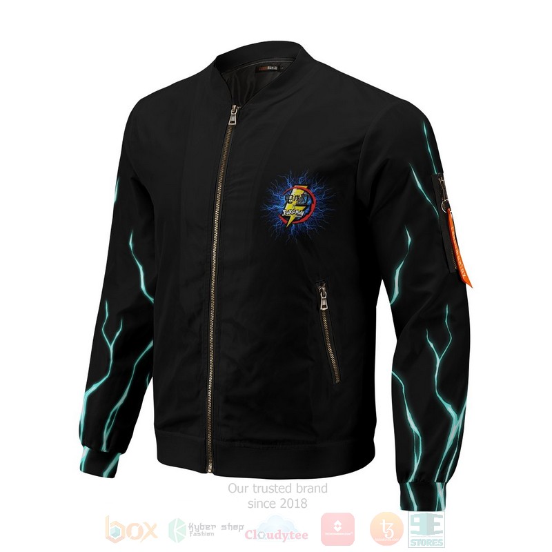BEST Anime Zenitsu Collab 3D Zipper Bomber Jacket 4 Anime Zenitsu Collab Bomber Jacket 1 2 3
