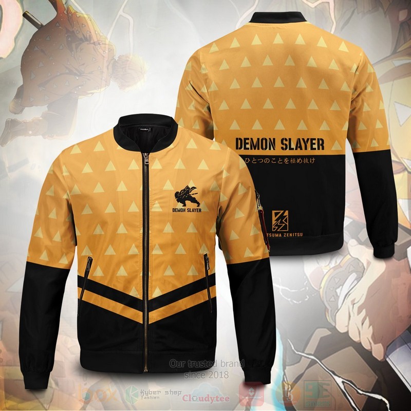Anime Zenitsu God Speed Bomber Jacket 1