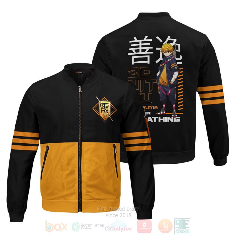 Anime Zenitsu Stwear Bomber Jacket