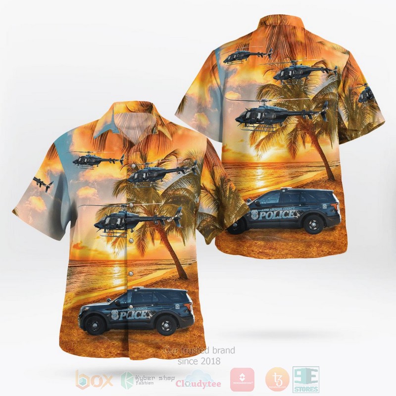 BEST Anne Arundel County Sheriff Vehicles 3D Aloha Shirt word1