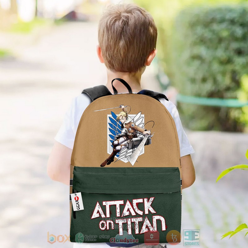 NEW Annie Leonhart Attack On Titan Anime 3D Full Printed Leisure Backpack 3 Annie Leonhart Attack On Titan Anime Backpack 1 2