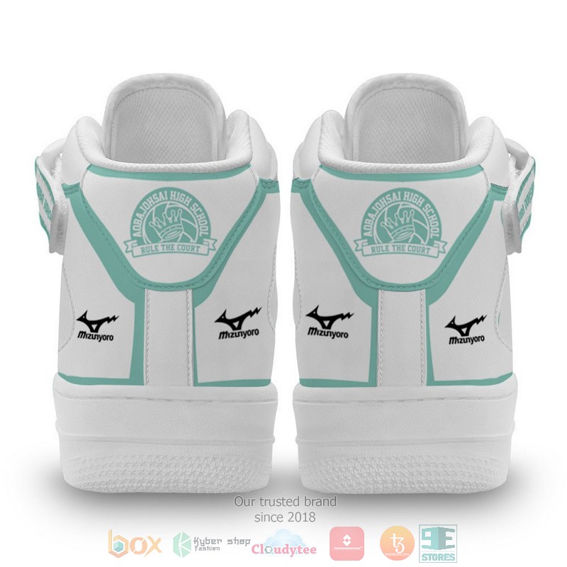 NEW Aoba Johsai Haikyuu Anime High Top Air Force Shoes 3 Aoba Johsai Haikyuu Anime High Air Force Shoes 1 2