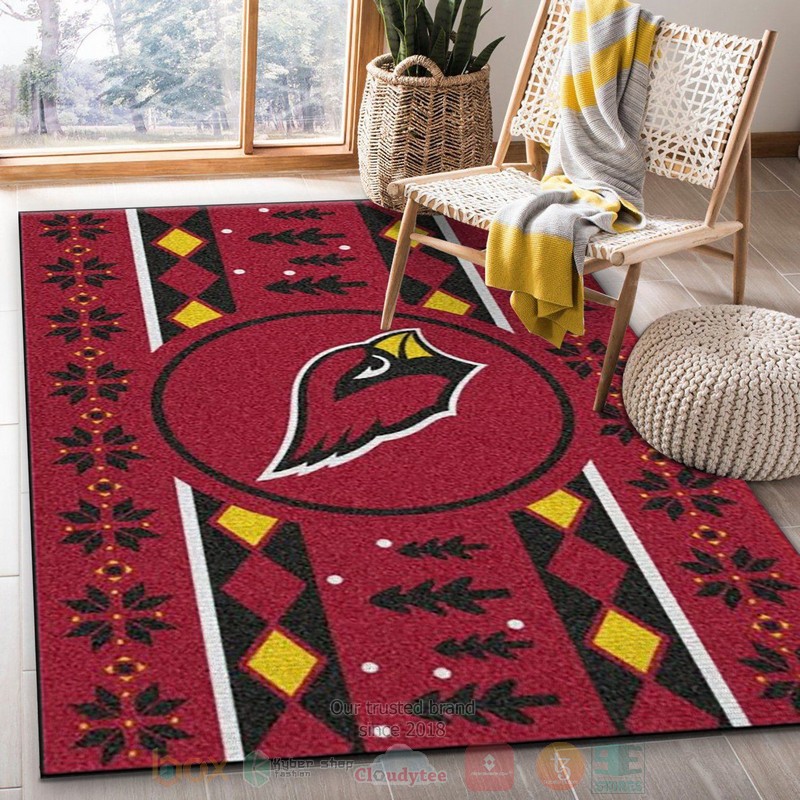 Arizona Cardinals NFL Red Area Rugs 1