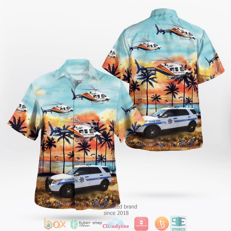 Arizona Department of Public Safety Highway Patrol Ford Explorer 4 & Bell 429 N911AZ Hawaii 3D Shirt 2 Arizona Department of Public Safety Highway Patrol Ford Explorer 4 Bell 429 N911AZ Hawaii 3D Shirt