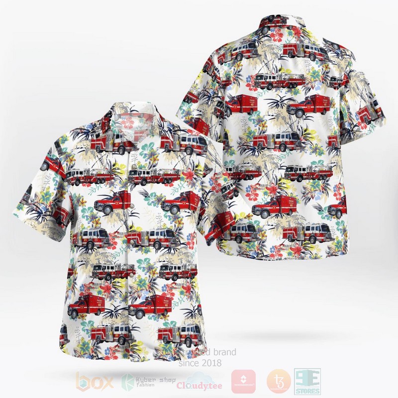 Arizona Phoenix Fire Department Hawaiian Shirt