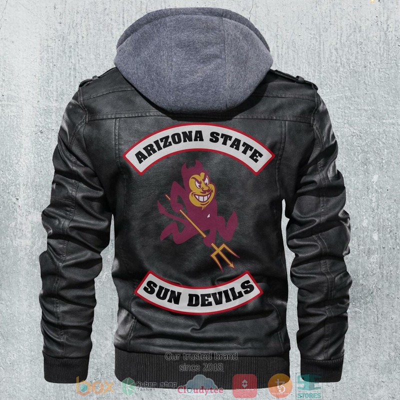 Arizona State Sun Devils NCAA Football Leather Jacket 1 Arizona State Sun Devils NCAA Football Leather Jacket