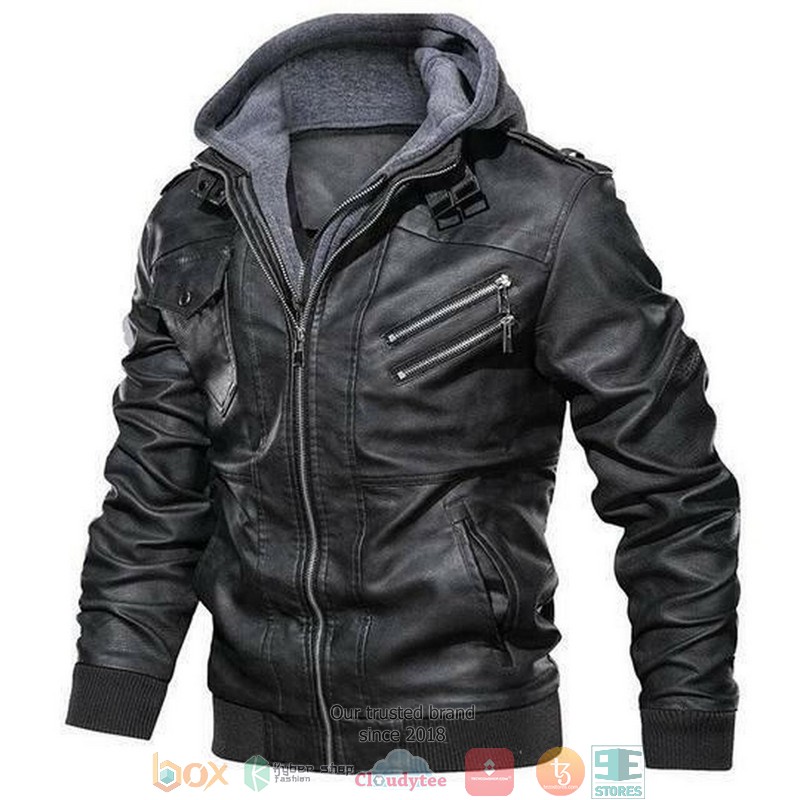 Arkansas Pine Bluff Golden Lions NCAA Black Leather Jacket