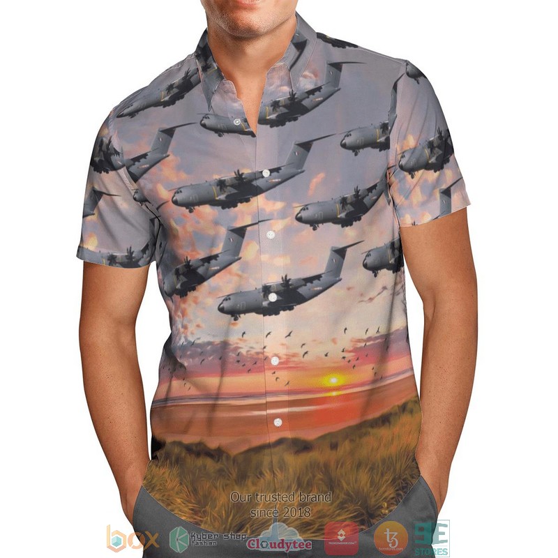 Armee de lAir et de lEspace AAE Airbus A400M Atlas Hawaiian Shirt 1