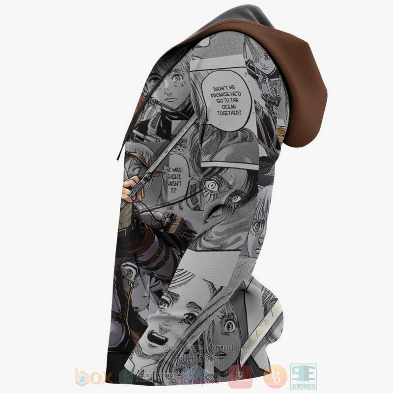 Armin Arlelt Custom Attack On Titan Anime 3D Hoodie Bomber Jacket 1 2 3 4 5