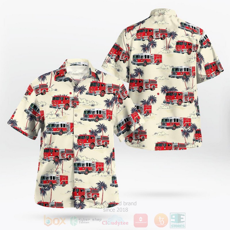 BEST Armonk Fire Department, Westchester County, New York 3D Aloha Shirt