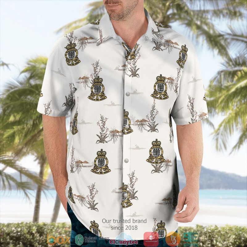 Army Royal Australian Army Ordnance Corps RAAOC Hawaiian Shirt word3