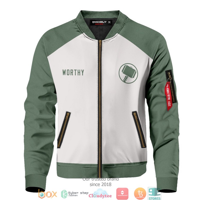 Asgard Worthy Bomber Jacket word3