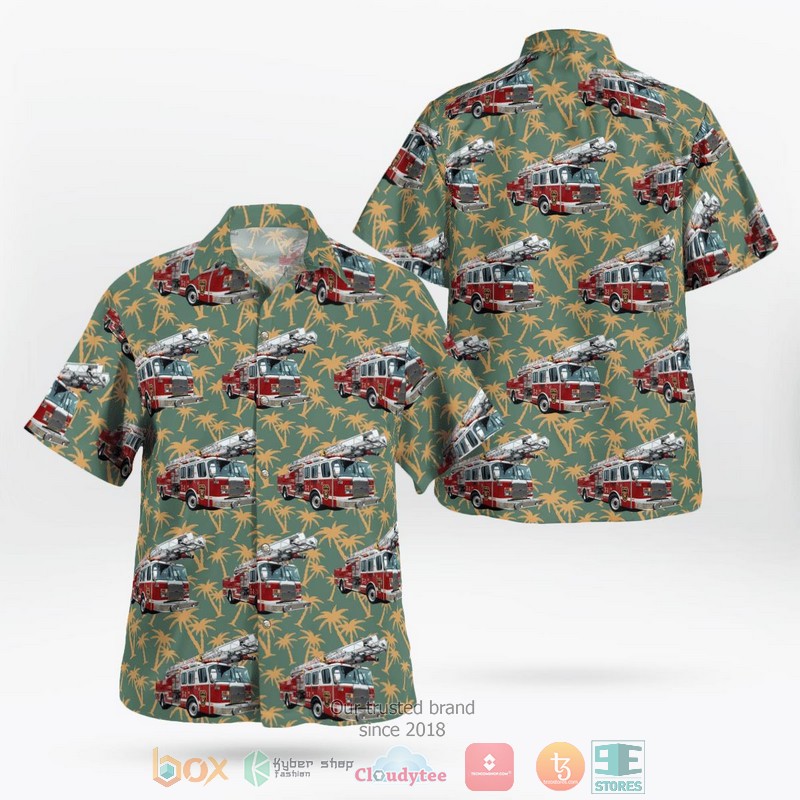 Athens City Fire Department Tennessee Hawaiian Shirt