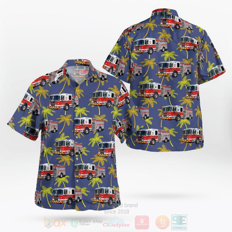 BEST Atlanta Fire Rescue Department Atlanta, Georgia 3D Aloha Shirt word1