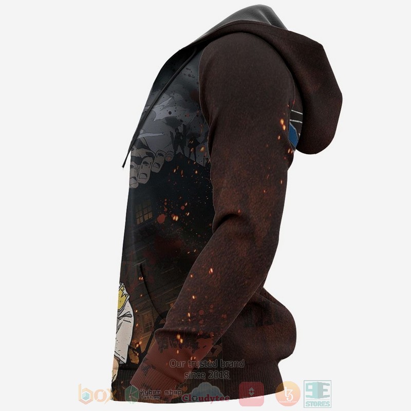 Attack On Tian Gabi Braun AOT Final Season Anime 3D Hoodie Bomber Jacket 1 2 3 4 5