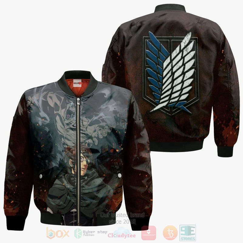 BEST Anime Attack On Titan Hange Zoe AOT Final Season All Over Print Hoodie-Bomber Jacket 4 Attack On Titan Hange Zoe AOT Final Season Anime 3D Hoodie Bomber Jacket 1 2 3