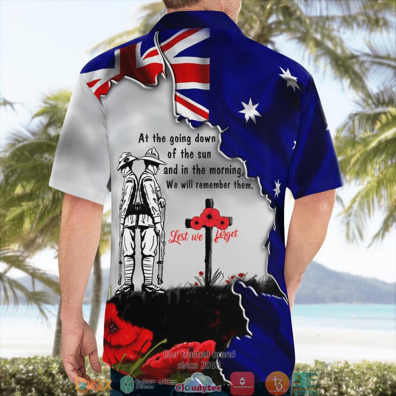 Australia ANZAC Day We Will Remember Them Hawaiian shirt 2 Australia ANZAC Day We Will Remember Them Hawaiian shirt word2