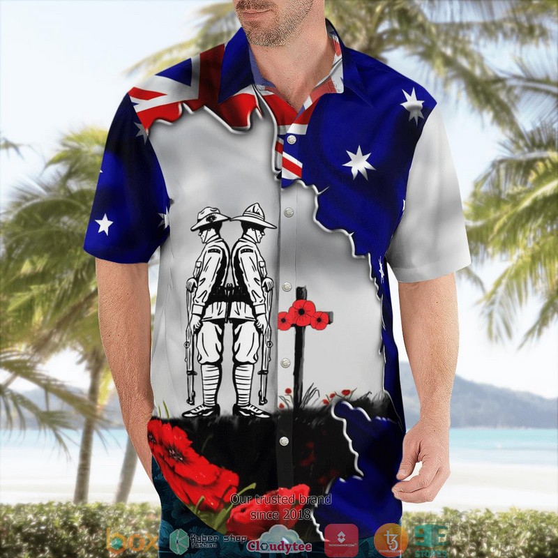 Australia ANZAC Day We Will Remember Them Hawaiian shirt 4 Australia ANZAC Day We Will Remember Them Hawaiian shirt word2