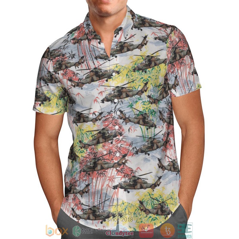Australia Army ARH Tiger Hawaiian Shirt Short